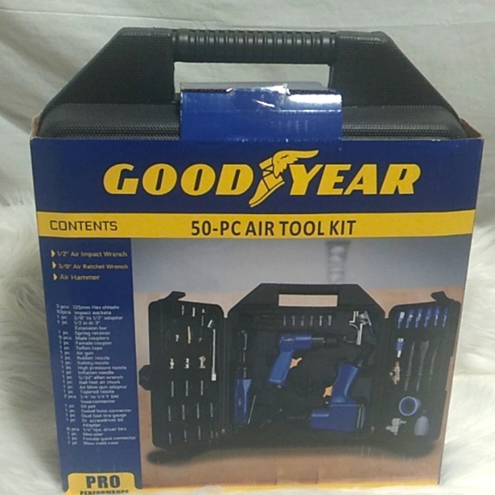 New Good Year 50-PC Air Tool Kit Pro Performance